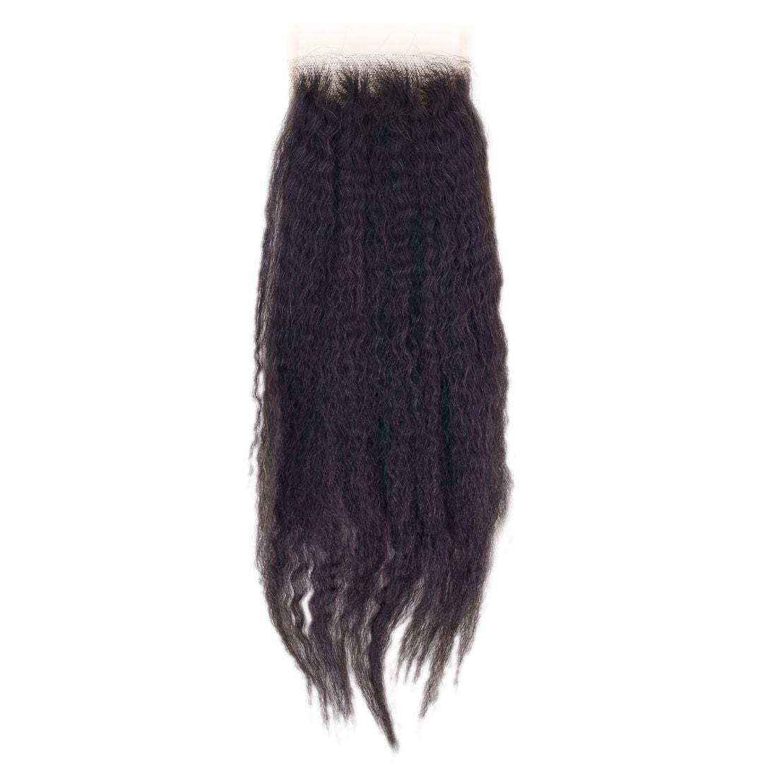 Brazilian Virgin Kinky Straight Bundle Deals with 4x4 Closure