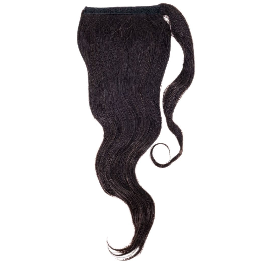 100% Human Hair Black Ponytail Hair Extension